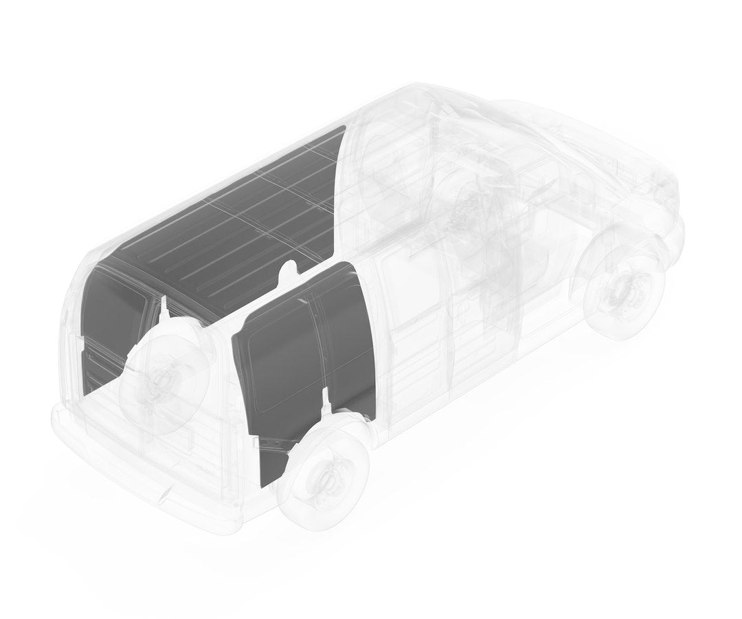 Legend Fleet Lightweight And Precision-Cut Van Wall Liner 324-114-2613 - Wallinrgm