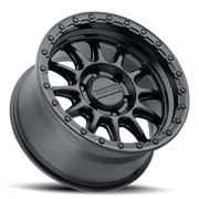 Raceline Simulated Beadlock Lip Wheel 960B-78560+35 - Black Alpha Satin 17X8.5 6X139.7