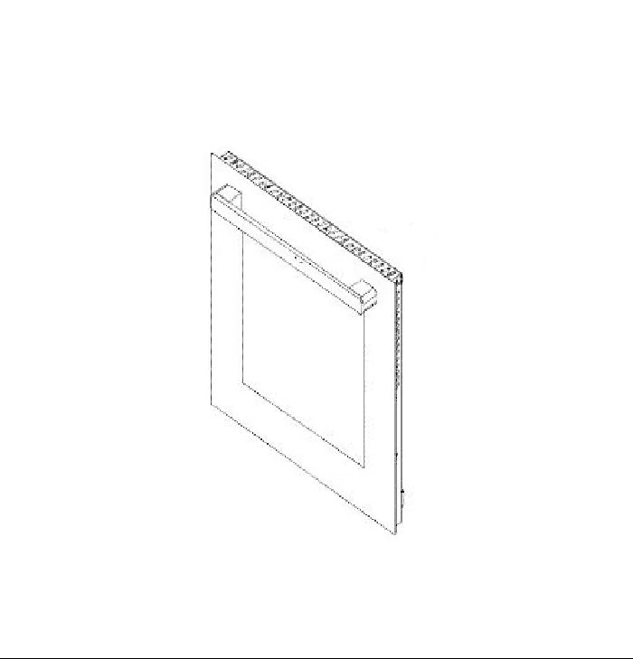 GE Appliance Durable And Long Lasting Microwave Oven Door WB21X43672 - Asm Stainless