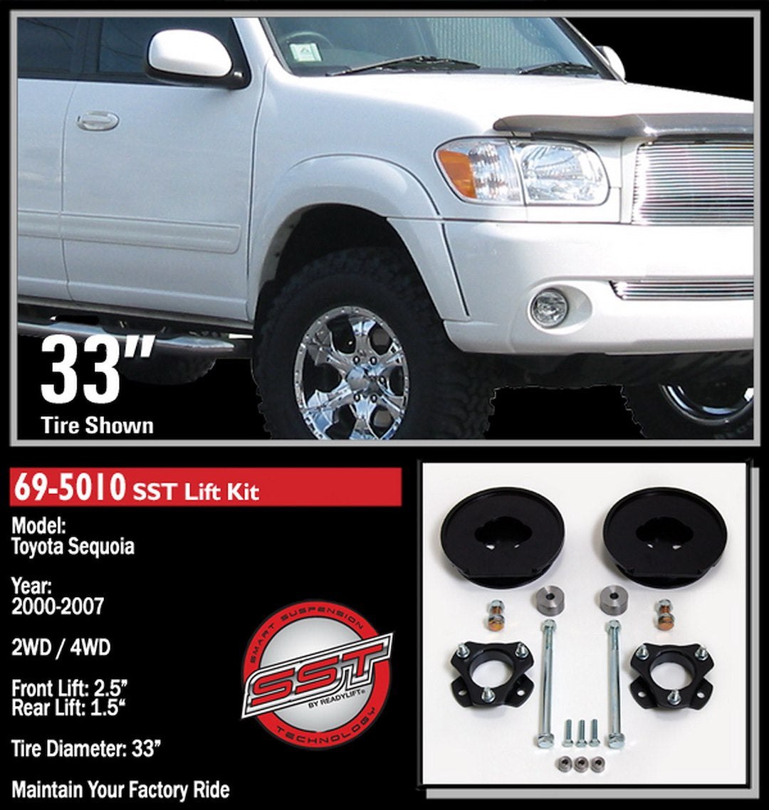 Readylift Retain Factory Ride Quality Lift Kit Suspension 69-5010 - Toyota Secoia 03