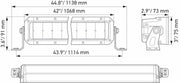 Hella Temperature Control System Light Bar 358197421 - Black Mag Tough 40 Dbl Row Ltbar Tsd
