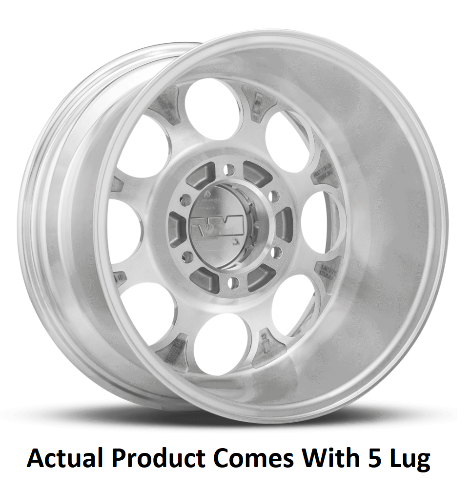 M.T. Wheel Modern Low Profile Cap Design 274587 - 20X9 5X5 MT Classic Pro Polished