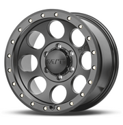 M.T. Wheel Modern Low Profile Cap Design 274467 - Black 17X9 6X5.5 MT Classic Pro
