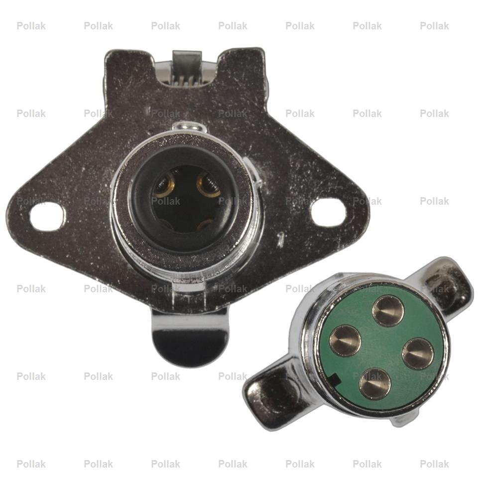 Pollak Dust And Water Resistant Trailer Wiring Connector 11-408P - 4-WAY Kit