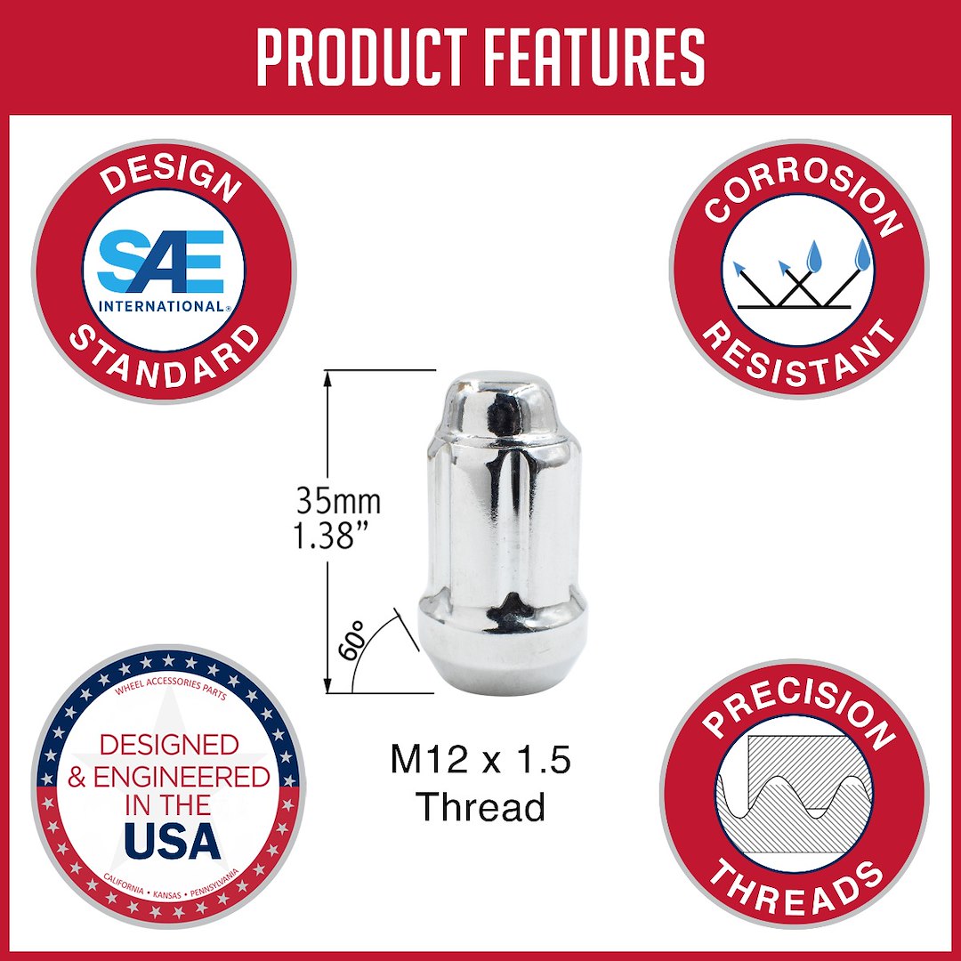 Revolution 641145 Lug Nut