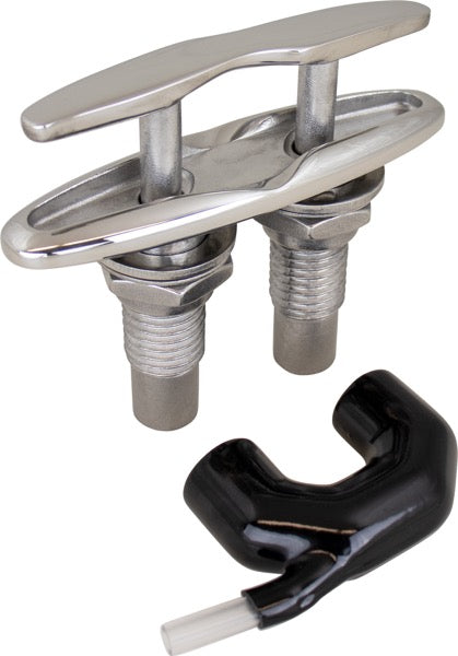 SEA DOG Corrosion Resistant Finish Rope Cleat 041426 - Stainless Pull-UP Shaft MO