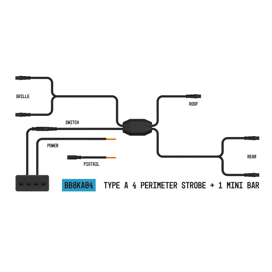ARC Lighting BB8KA04 - Strobelink Wiring Harness