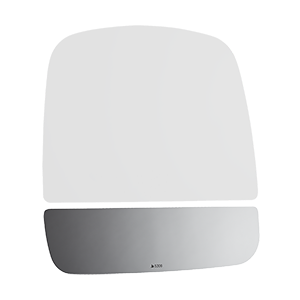 Burco Mirror Smooth Edges For Safety Exterior Mirror Glass 5306 - Mirror Side View