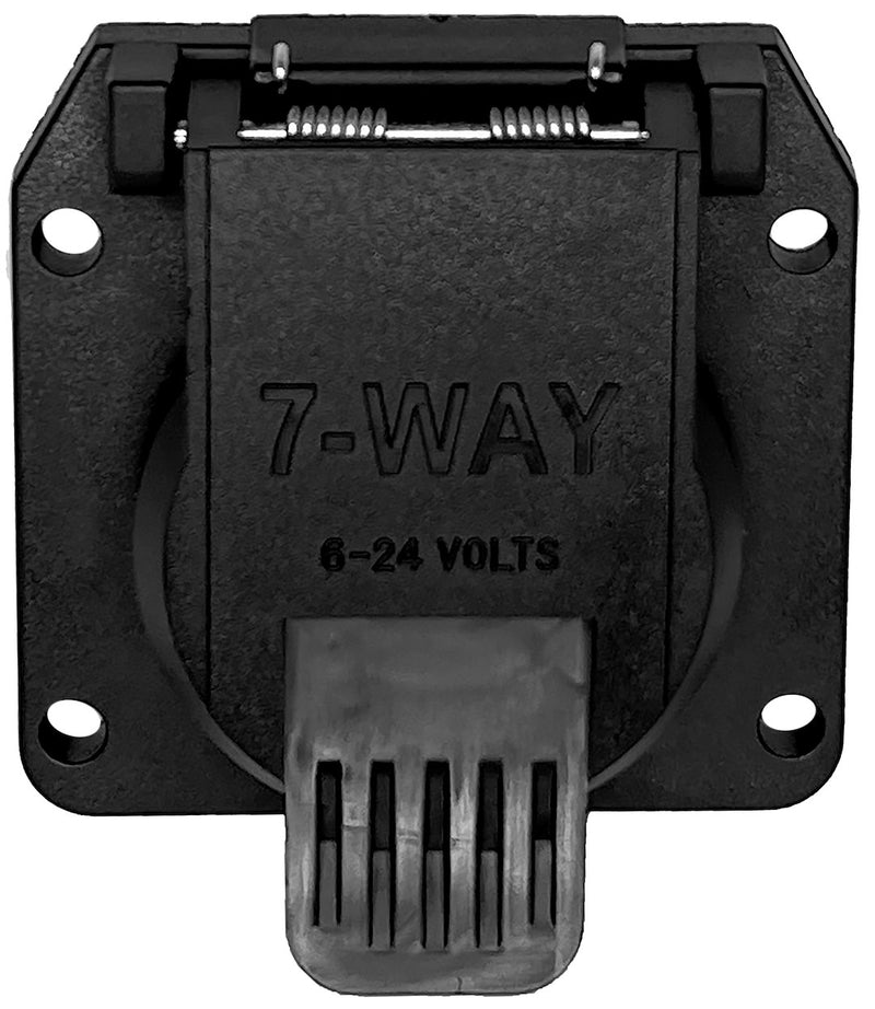 RV Designer Quick And Easy To Install Trailer Wiring Connector TC509 - 7-WAY Socket