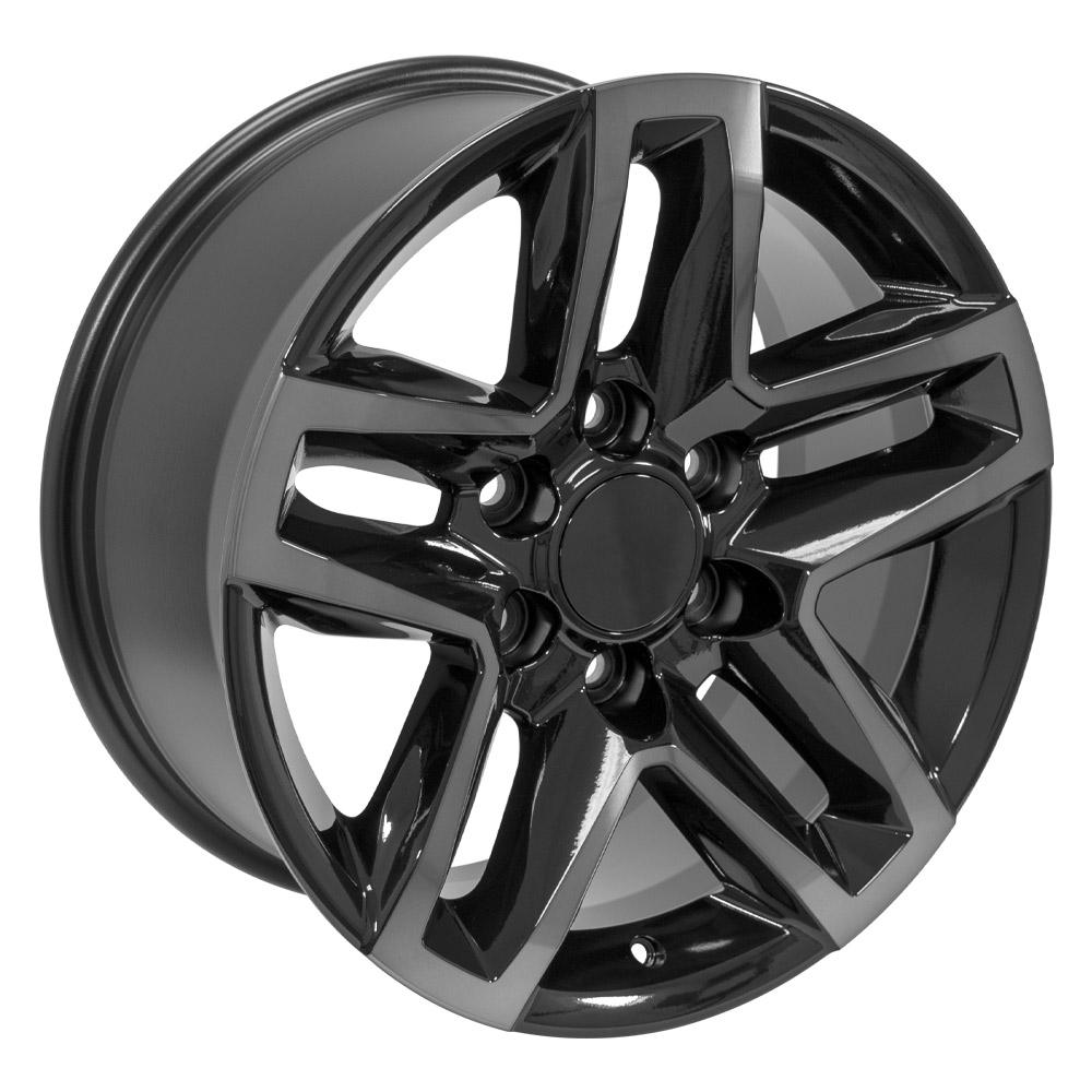 OE Wheels With Center Cap CV34B-18085-6550-26MBT - 18 Replica CV34B Fits Chevro