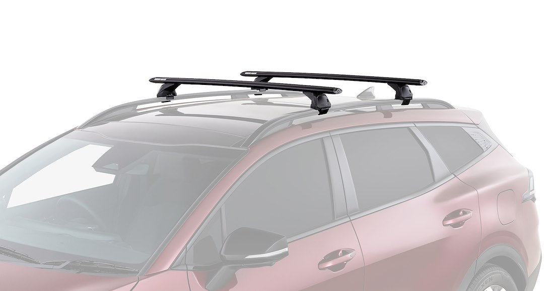 Rhino Rack Limited Lifetime Warranty Roof Rack JC-02136 - Black Vortex RX200-4 Bar Rac