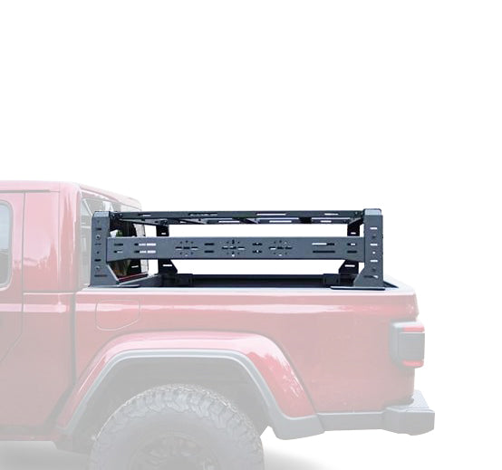 Black Horse Limited Lifetime Warranty Truck Bed Bar TR08B - Black Sandy Overland