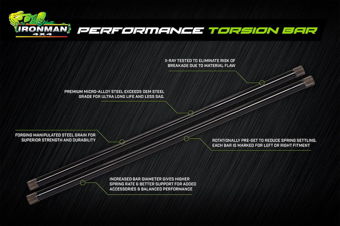 Ironman 4X4 TOY050 Torsion Bar