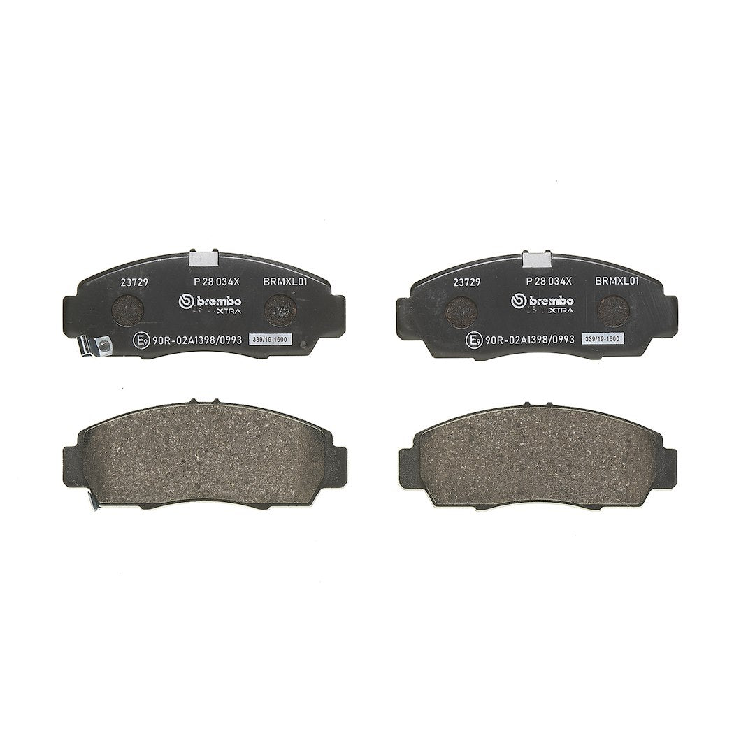 Brembo Premium Low-Met OE Equivalent Pad Brake Pad P28034X