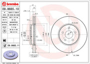 Brembo 09866511C02 Brake Rotor