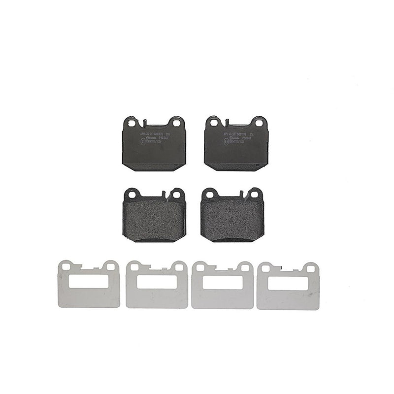 Brembo Premium Low-Met OE Equivalent Pad Brake Pad P50043 - Disc Set