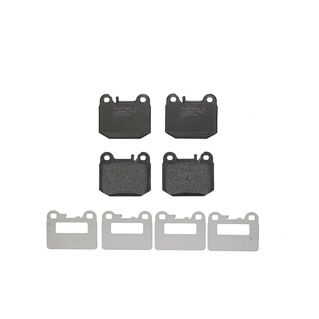 Brembo Premium Low-Met OE Equivalent Pad Brake Pad P50043 - Disc Set
