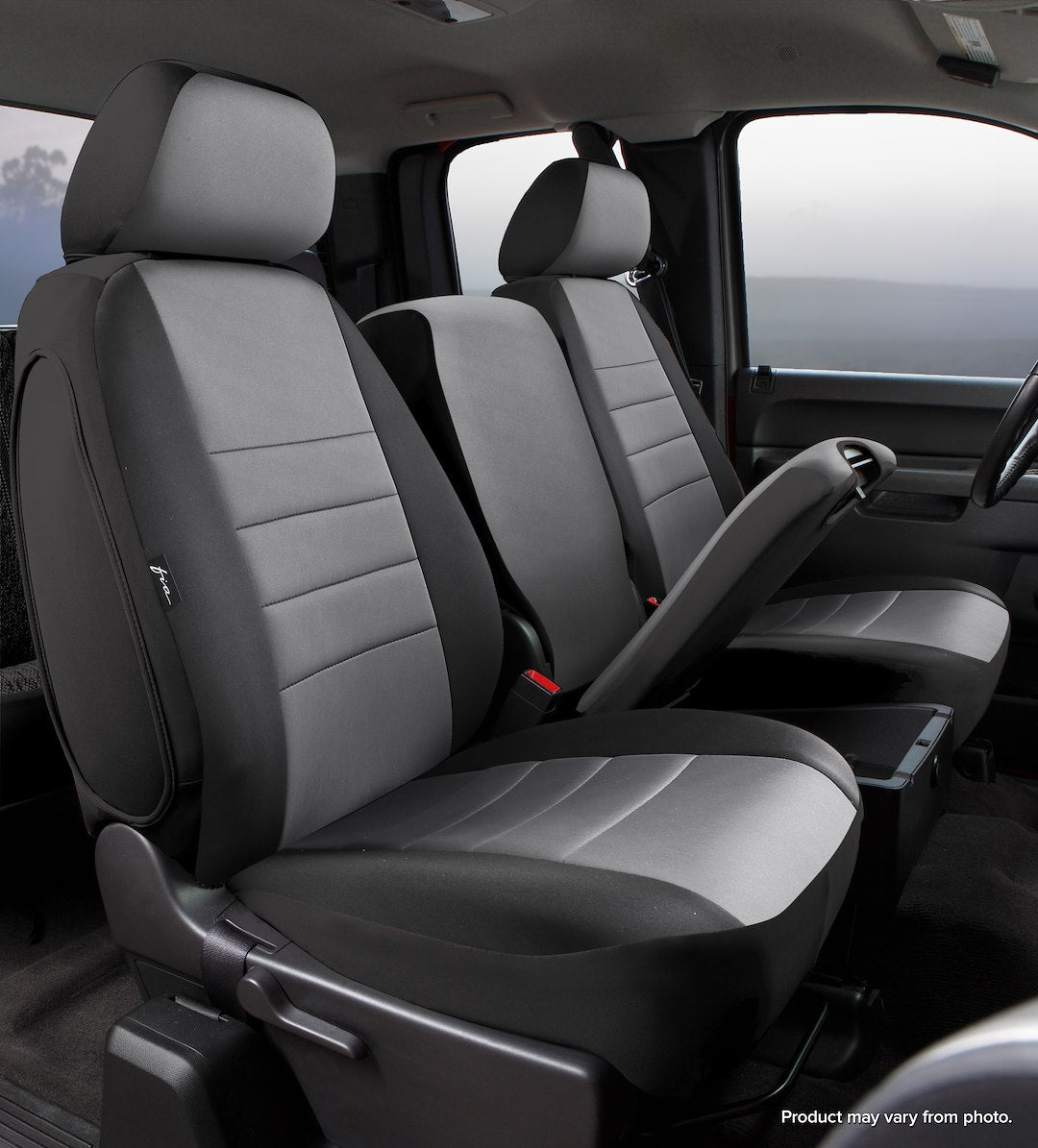 FIA Padded For Extra Comfort Seat Cover NP99-58 Gray - NP Front 40 20 40 Ram