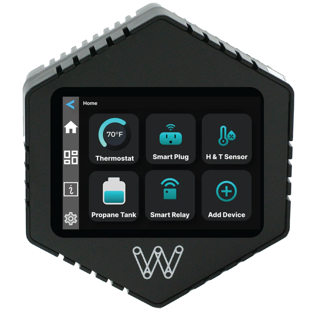 AP Products Features Built-in GPS Wall Thermostat 024-0020 - Wireless Control Hub