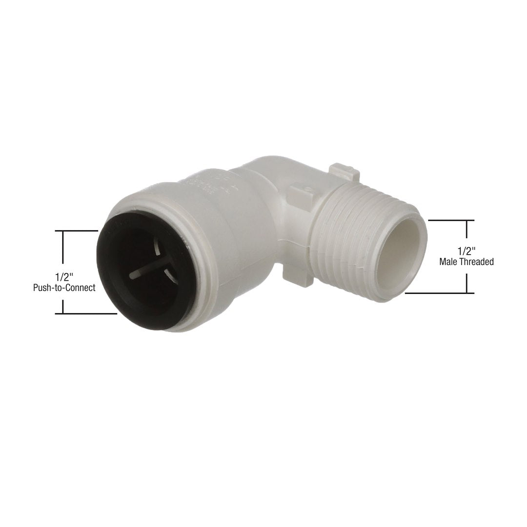 Aqualock Zero-Leak Connections Fresh Water Adapter Fitting 3519-1008_SU - Elbow Cts X1 Mip