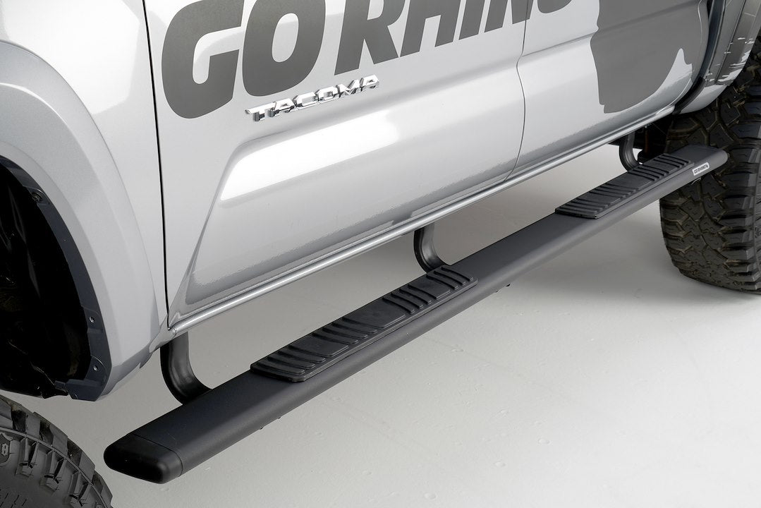 BIG Country Simple No-Drill Installation Nerf Bar Component 395870 - Platinum Low Profile Widesider