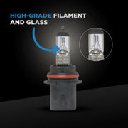 Wagner High-Grade Filament And Glass Headlight Bulb 1255/H11B - Forward Lighting Halogen