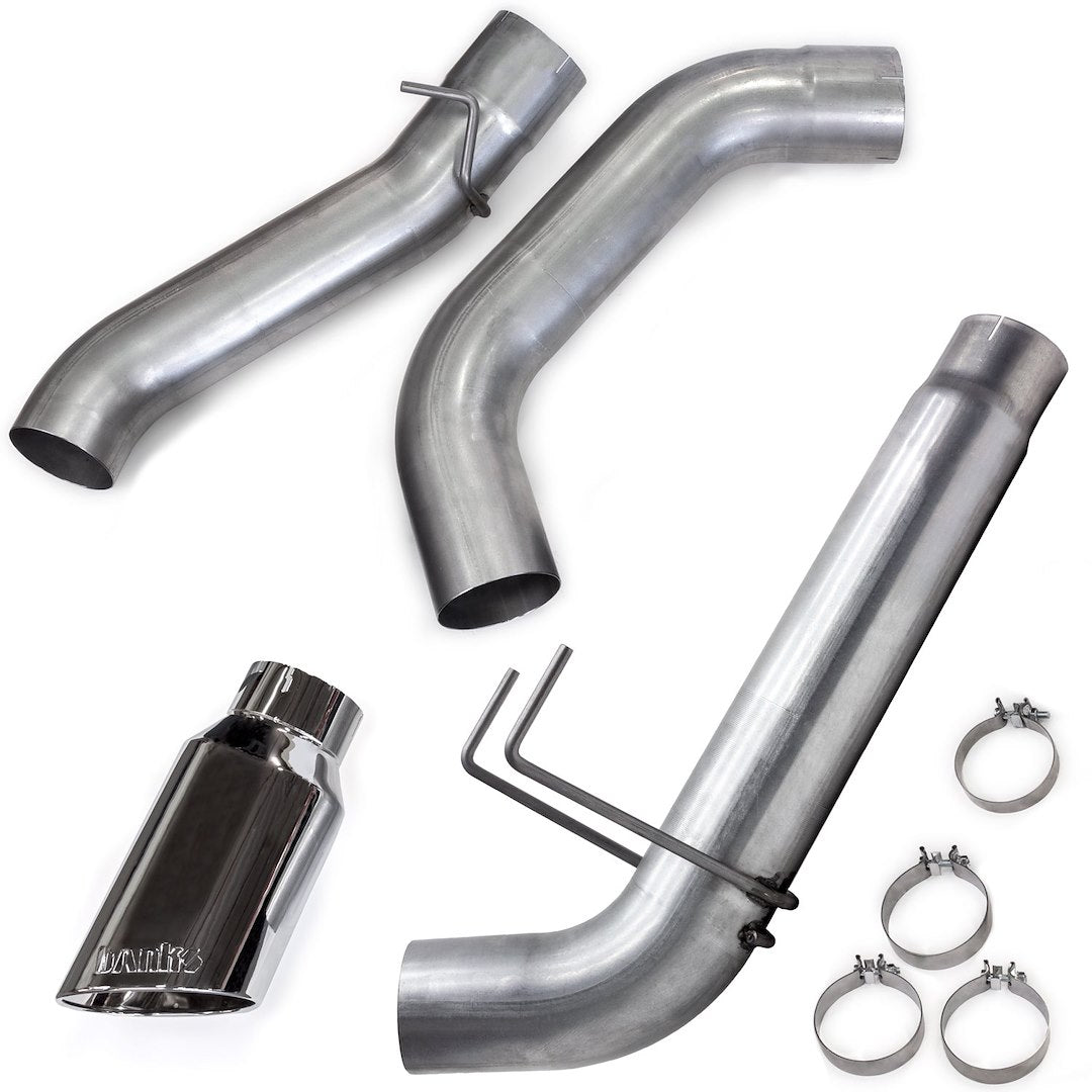 Banks Less Backpressure Than Stock Exhaust System Kit 49832 - Monster 5.0 Msal 2019-24