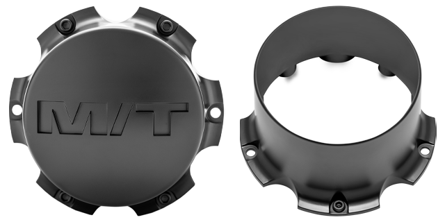 M.T. Wheel 276051 Modern low profile cap design - Black Pro Open 5X5.5 5X150