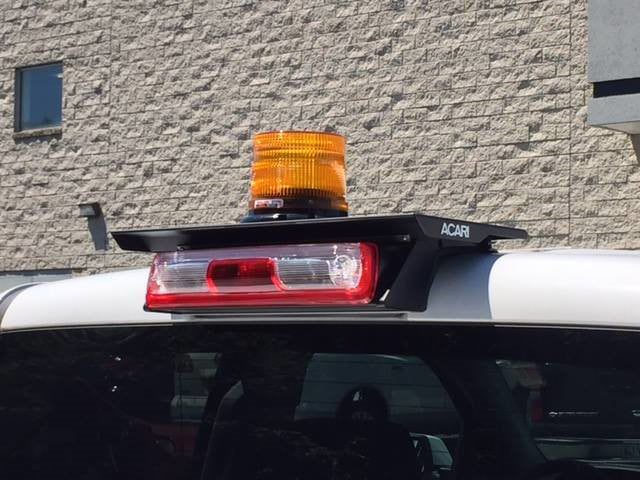 Acari Fleet Made In USA Warning Light Mount RTM-301-LP-Ford - 34 Low Profile Drill Free Mounting