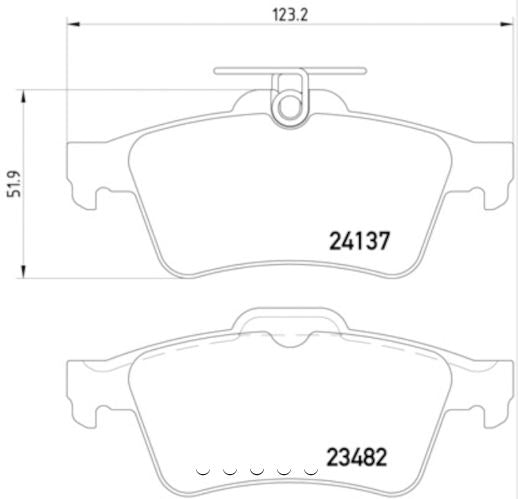 Hella Maximum Durability And Comfort Brake Pad 355011731 - Set Disc