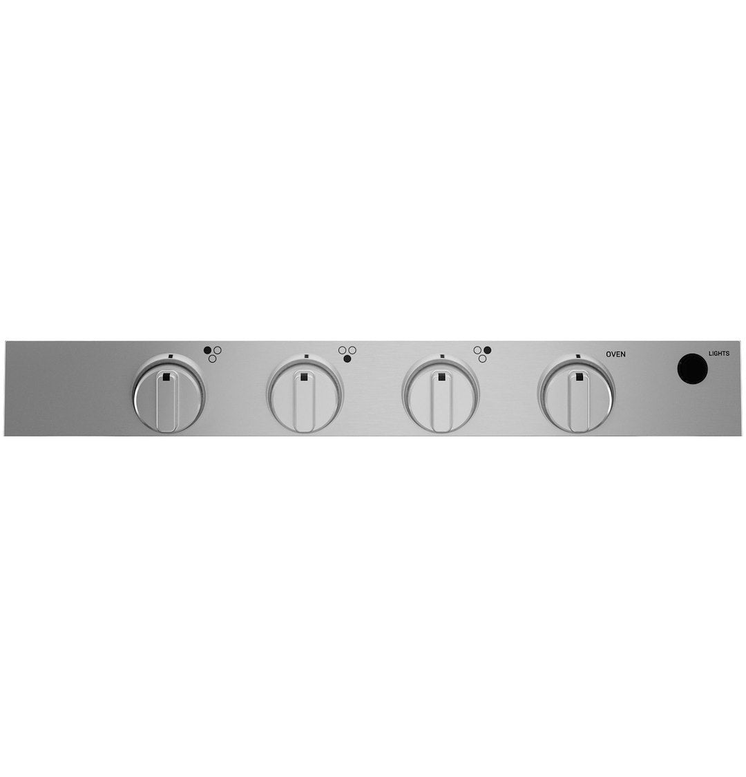 GE Appliance Edge To Edge Grates Stove PLD617RWSS - Profile 17 Drop-IN Gas Range