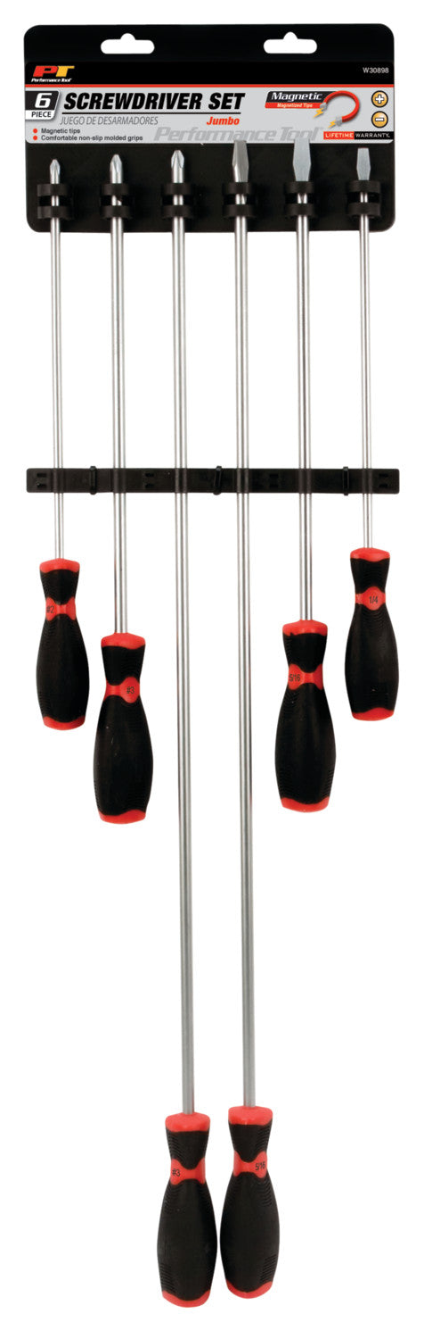 Perform Tool Magnetic Tips Screwdriver W30898 - Set