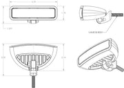 Lumitec Easy To Install Spotlight 101710 - White Caprera3 Housing Spectrum