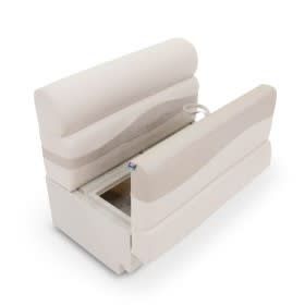 Taylor Made Premium Marine Grade Vinyl Boat Seat 433104 - Gray Lci 36 Bench