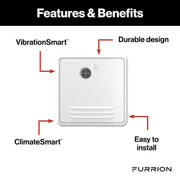 Furrion LLC Vibration Smart™and Climate Smart™ Water Heater Access Door FWH41EA-BL-AM - Black 18.1 16.1 Retrofi