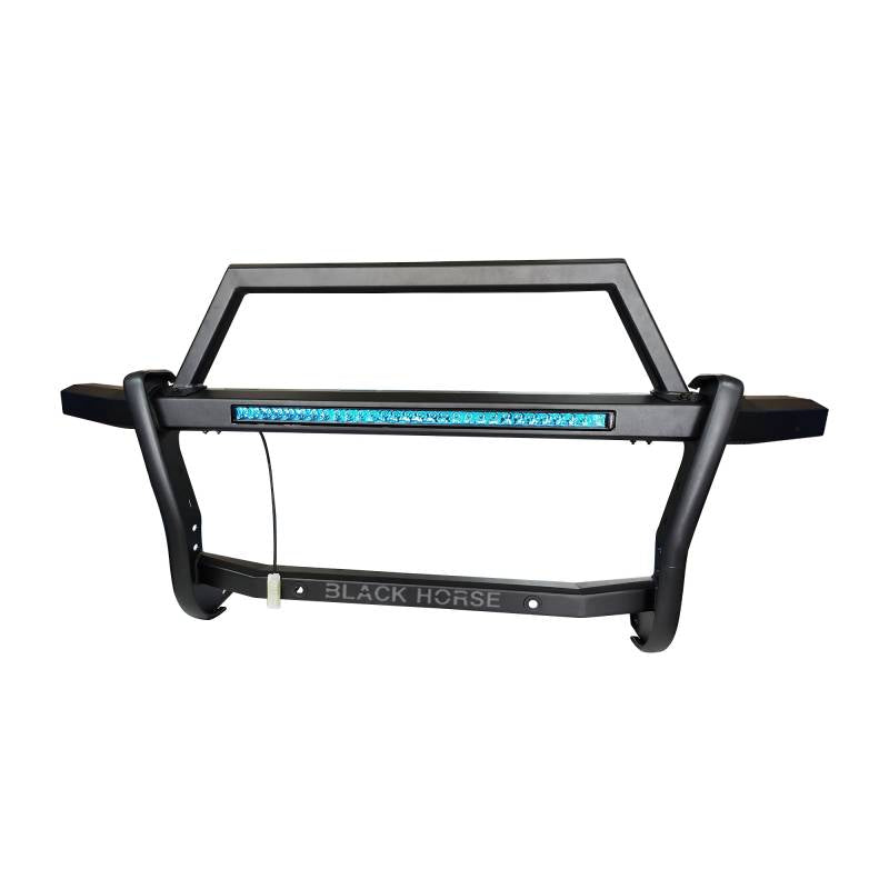 Black Horse Patented Design Grille Guard RAG315-K1 - Black Rambler Kit