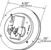 Grote Perlux G4022 Tail Light Assembly - Red