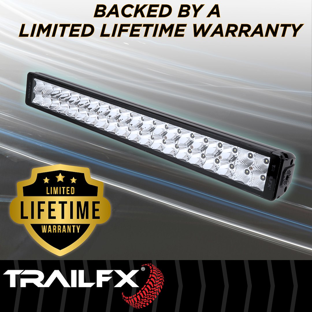Trailfx Limited Lifetime Warranty Light Bar 20DRCM - 20IN DR 40X3W Combo
