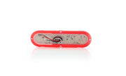 Optronics Patent Pending Trailer Light STL68RBP - Red Led Stt BU Flng Mnt Res Poly