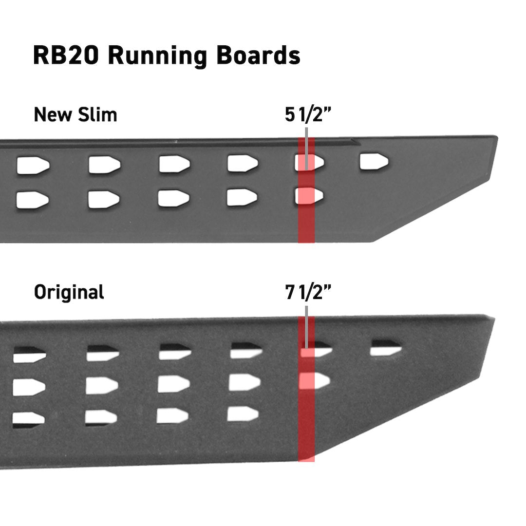 GO Rhino Easy Install No Drill Brackets Running Board Component 69400073SPC - RB20 Slim Boards