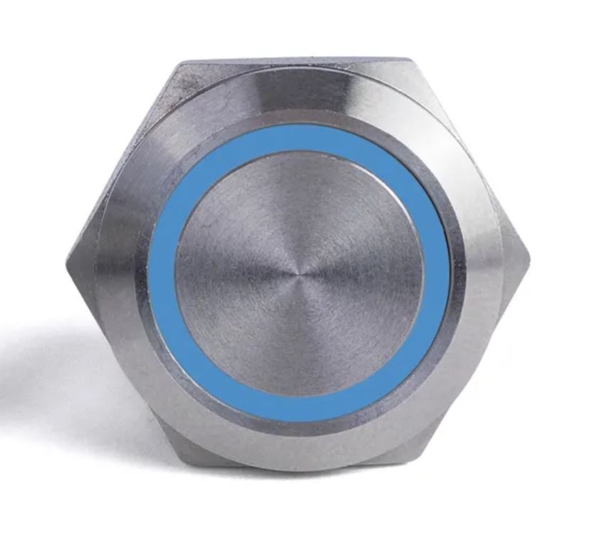 Sierramarine AV10040B Push Button Switch - Blue