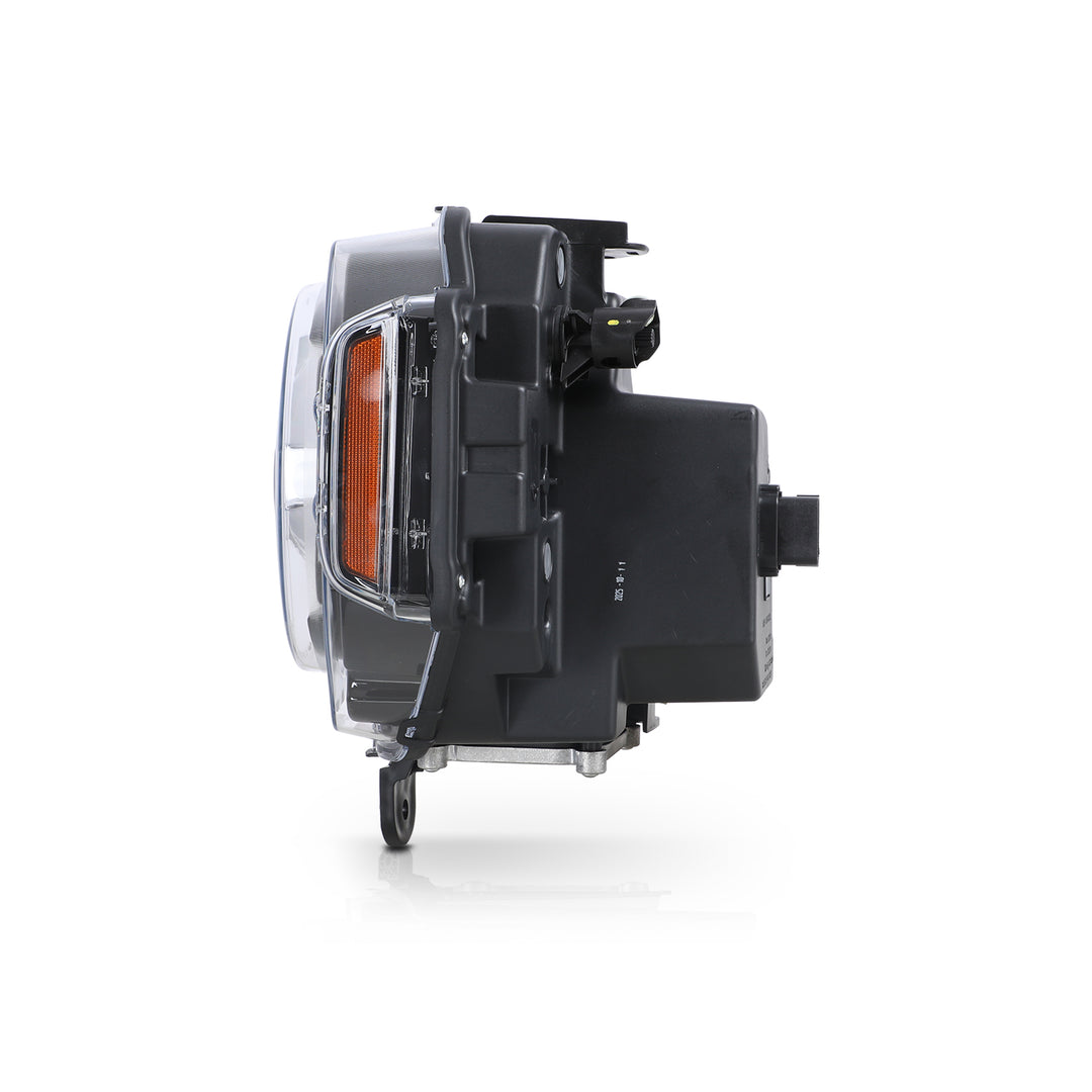 Winjet Unique Cracks Style Grow Bar Headlight Assembly Chatt0760-H6-GBC-SQ - Sol Series Headlights