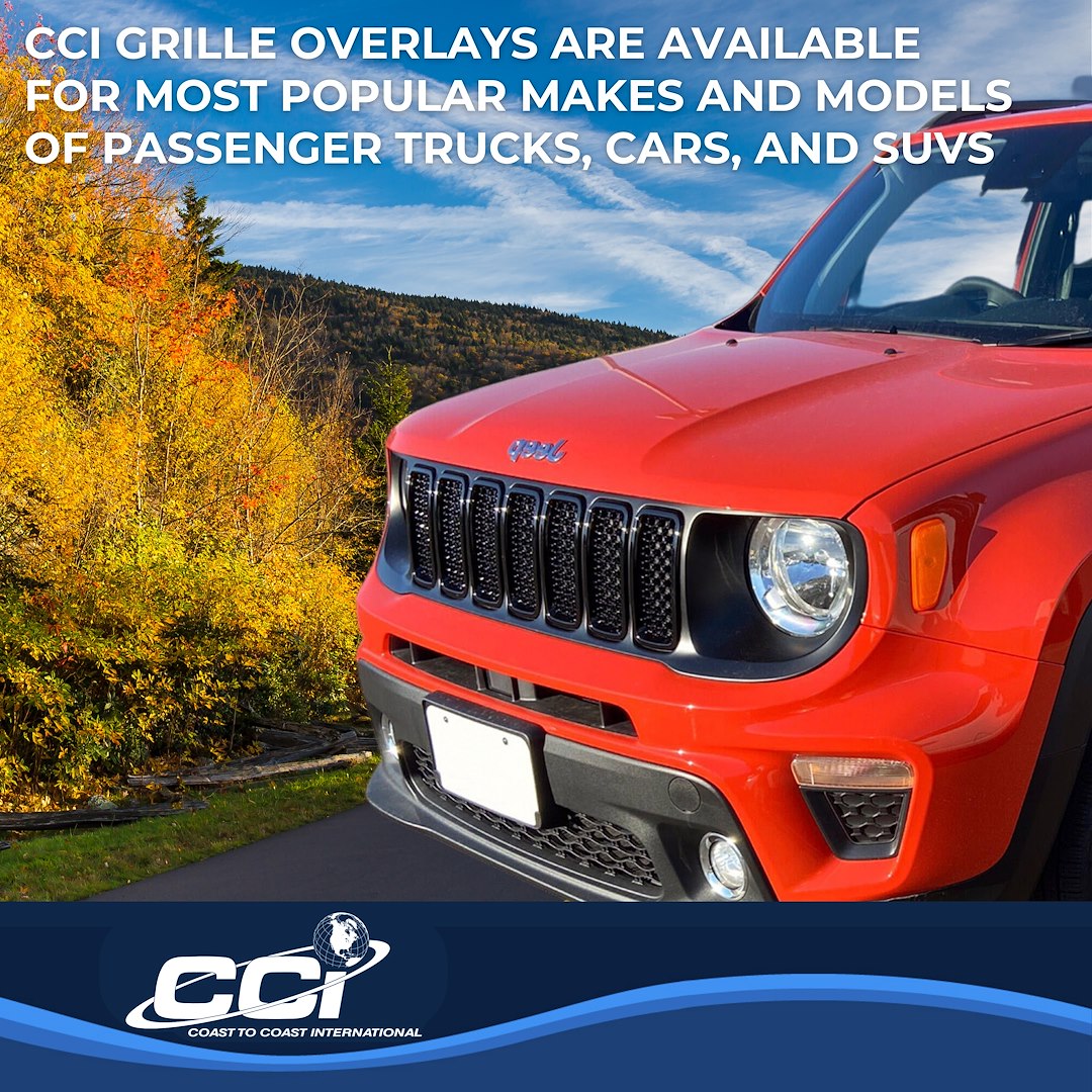 Coast2Coast Limited Lifetime Warranty Grille Insert Iwcgi503Black - Black GI 19-23 Renegade GL Mesh PC IWCGI503BLK