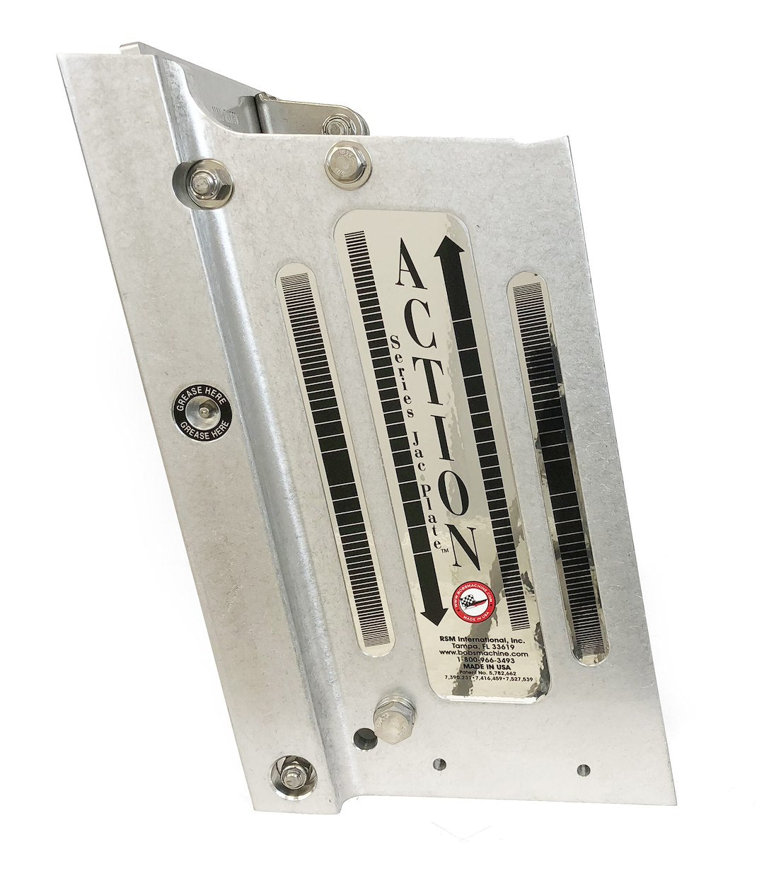 Bobs Machine Made In USA Outboard Motor Jack Plate 100-108001-Nopc-Nospn-NG - Action Series
