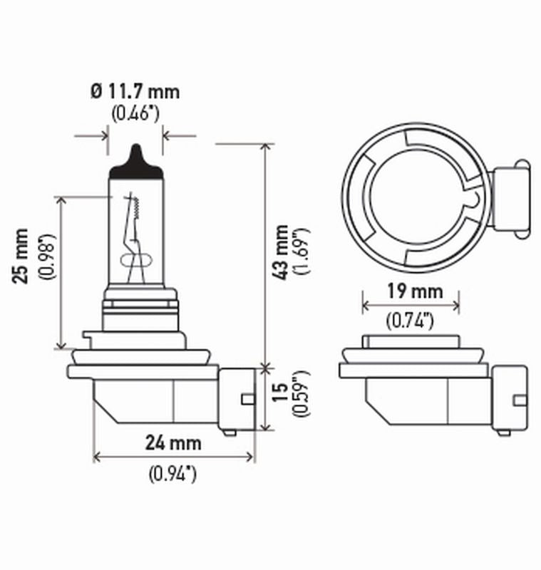 Hella H11SB Headlight Bulb