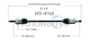 Trakmotive HO-8152 - New CV Axle