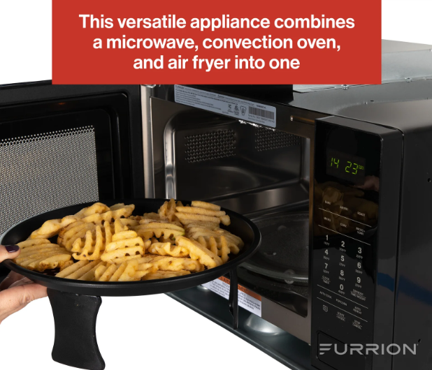 Furrion LLC Rapid Air Frying Technology Microwave Oven Fmam09AC-BL - 0.9 CU. FT. Built-IN Airfry