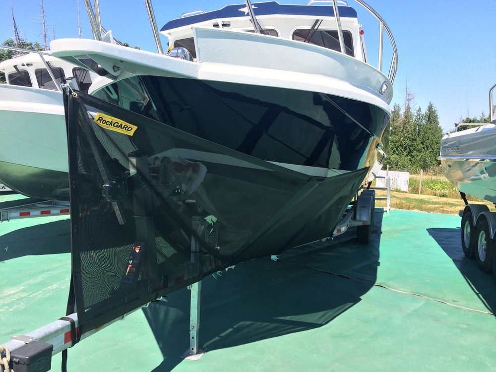 Rockgard Maximum Protection Of The Hull Trailer Boat Bow Guard 74-2022 - Large Xlong