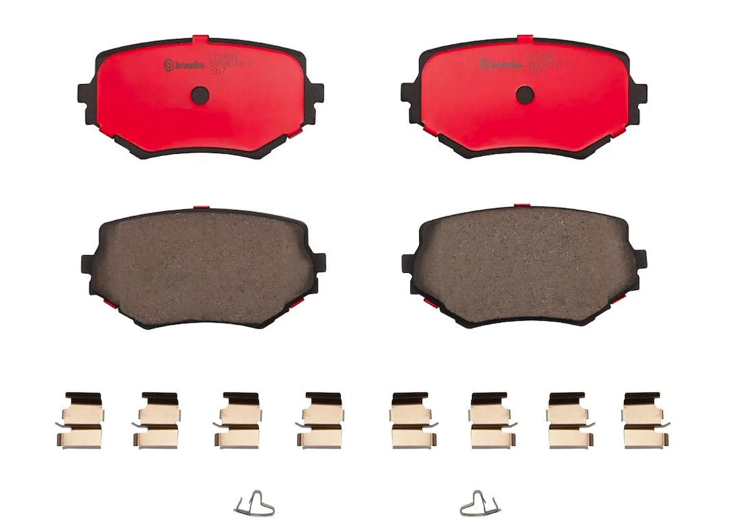 Brembo Premium Low-Met OE Equivalent Pad Brake Pad P79009N - Disc Set