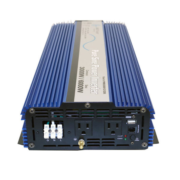 Aims Power Run Equipment At Peak Efficiency Power Inverter Pwri300012120S - 3000W Pure Sine Wave